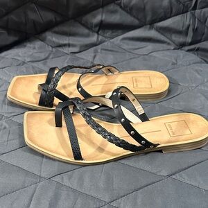 Dolce Vita Black and Tan Sandals